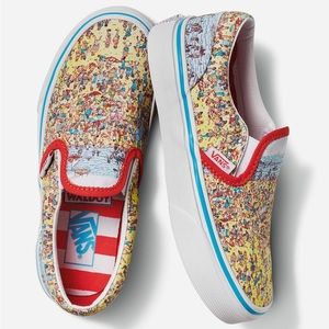 VANS X WALDO Like New Limited Edition Printed Slip On Shoe Size 5.5